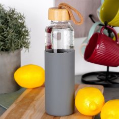 shumee Steklenica za pijačo, voda, sok, limonada, koktajl, steklenica za smuti, 0,5 l