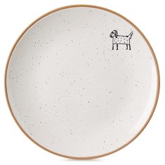 shumee Bež keramični desertni krožnik 20 cm