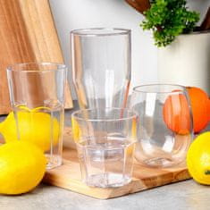 Artemis Plastični kozarec za piknik za večkratno uporabo, nezlomljiv za pijačo