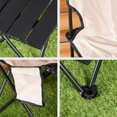 shumee Kamperski stoli s 3-delno mizo.