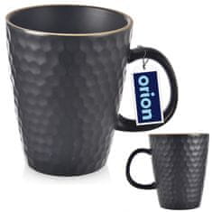 shumee Črna keramična skodelica TEA TIME 420 ml