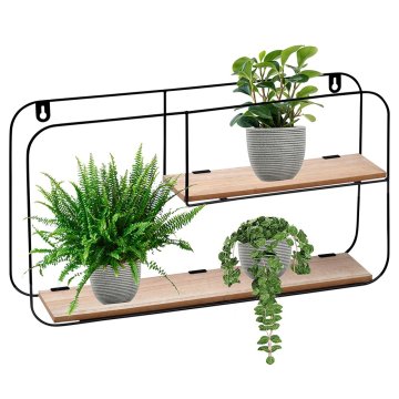 shumee Kovinska stenska polica 52x10,5x29 cm