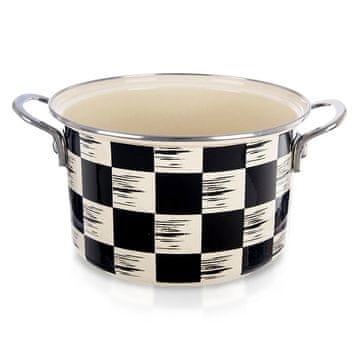 shumee Emajliran lonec CHECKERBOARD 22 cm, 4 l