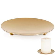 shumee Zlato kovinsko stojalo za sveče 12 cm