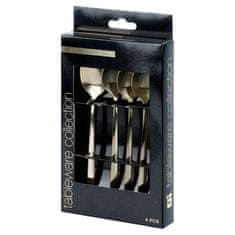 shumee Zlate jeklene čajne žličke, 4 kosi.