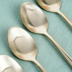 shumee Zlate jeklene čajne žličke, 4 kosi.