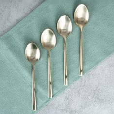 shumee Zlate jeklene čajne žličke, 4 kosi.