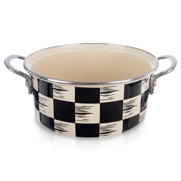 shumee Emajliran lonec CHECKERBOARD 20 cm, 2,2 l