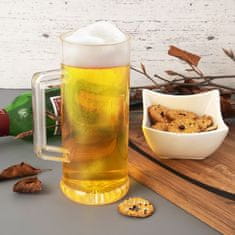 Artemis Plastični vrček za pivo, nelomljiv, za večkratno uporabo, 620 ml