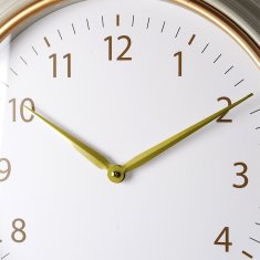 shumee Stenska ura iz belega zlata 50 cm