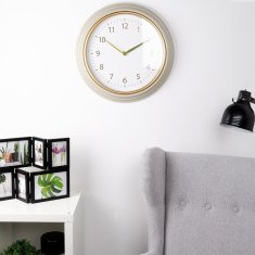 shumee Stenska ura iz belega zlata 50 cm