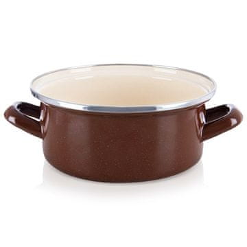 Artemis Tradicionalni emajliran lonec za plin in indukcijo 18 cm 1,6 l