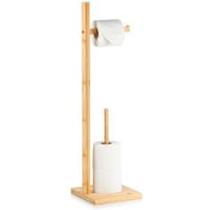shumee Stojalo za toaletni papir iz bambusa 70 cm