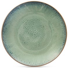 shumee Keramični krožnik za večerjo GLAZE zelen 27 cm