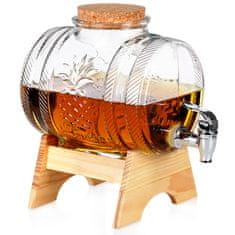 Artemis Stekleni sod Kozarec Sod za pijačo Vodka Moonshine Vino Alkohol 3L