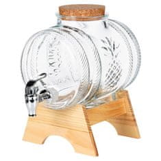 Artemis Stekleni sod Kozarec Sod za pijačo Vodka Moonshine Vino Alkohol 3L