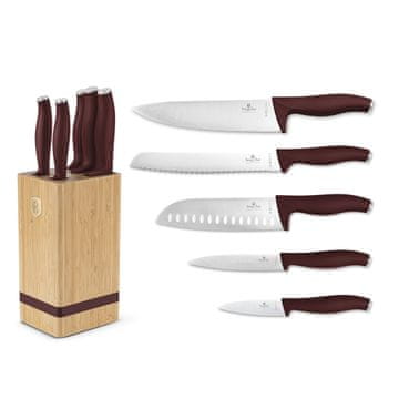 shumee BERLINGER HAUS BH-2972 KOMPLET NOŽEV LEONARDO IZ BAMBUSOVEGA LESA