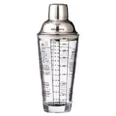 shumee STEKLENI BARMANSKI SHAKER 400 ml Z RECEPTI KLAUSBERG KB-7647