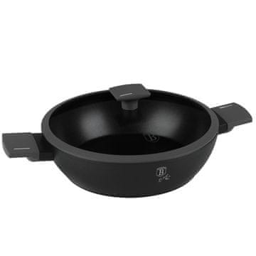shumee PLOŠČATI TITANOV LONEC S POKROVOM 30 cm BERLINGER HAUS BH-8129 ANTRACIT