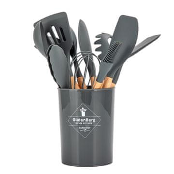 EliteHoff KOMPLET 12 KUHINJSKIH PRIBOROV V STOJALU E-6289