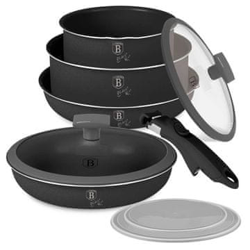 shumee KOMPLET TITANOVE POSODE 9 DELNI BERLINGER HAUS BH-8256 ANTRACIT