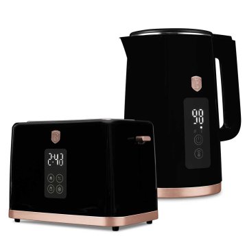 shumee ELEKTRIČNI GRELNIK 1,7 L + DIGITALNI OPEKAČ BERLINGER HAUS BH-9540 BLACK ROSE