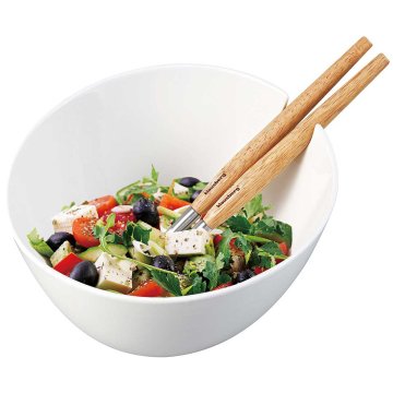 shumee KLAUSBERG KB-7787 BELA PORCELANSKA SKLEDA ZA SOLATO S PRIBOROM