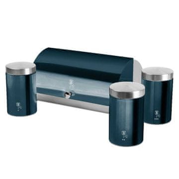 shumee Škatla za kruh s kompletom posodic BERLINGER HAUS BH-6734 AQUAMARINE