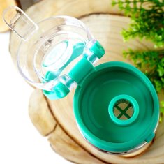 shumee 650 ml STEKLENICA Z VLOŽKOM ZA SADJE ZELENA 124574-Z