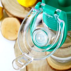 shumee 650 ml STEKLENICA Z VLOŽKOM ZA SADJE ZELENA 124574-Z