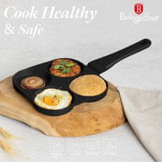 shumee TITANOVA PONVA 26 CM ZA HAMBURGERJE, JAJCA, BERLINGER HAUS BH-7797 ČRNE ROŽE