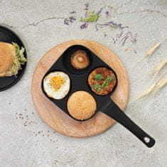 shumee TITANOVA PONVA 26 CM ZA HAMBURGERJE, JAJCA, BERLINGER HAUS BH-7797 ČRNE ROŽE