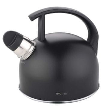 shumee GRELNIK VODE 1,5 L S PIJAČKO KINGHOFF KH-1897 MAT ČRN