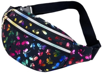 Camerazar Vodoodporna ledvenka na boke s motivi metuljev, sintetični material, širina 30 cm