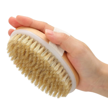 Camerazar Naravna bambusova ovalna masažna krtača proti celulitu