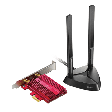 TP-Link TP-link | AX3000 Wi-Fi 6 Bluetooth 5.0 PCIe adapter | TX3000E | 2,4 GHz/5 GHz | Vrsta antene: 2 zunanji anteni z visokim ojačanjem | 574+2402 Mbit/s