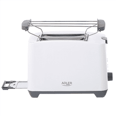 shumee Adler | AD 3216 | Opekač kruha | Moč 750 W | Število rež 2 | Material ohišja Plastika | Bela