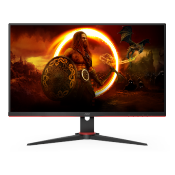 shumee AOC | 24G2SAE/BK | 24" | VA | FHD | 16:9 | 4 ms | 350 cd/m² | črna/rdeča | število HDMI vhodov 2 | 165 Hz