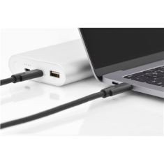 shumee Digitus | USB-C kabel | Moški | 24-pinski USB-C | Moški | 24-pinski USB-C | Črna | 1 m