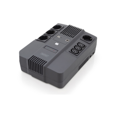 shumee Digitus | UPS večnamenski | UPS večnamenski, 600VA/360W, LED 12V/7Ah x1, 4x CEE 7/7, 3x IEC C13, USB, RJ45 | 600 VA | 360 W