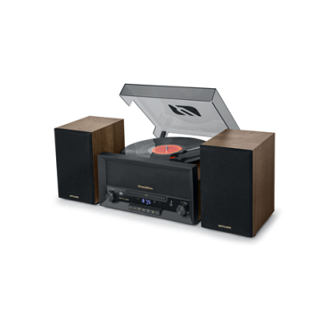 shumee Muse | Mikro sistem gramofona | MT-120MB | Vrata predala za CD-je | USB vhod | AUX vhod