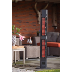 shumee SUNRED | Grelec | RD-DARK-3000L, Valencia Dark Lounge | Infrardeči | 3000 W | Črna | IP55