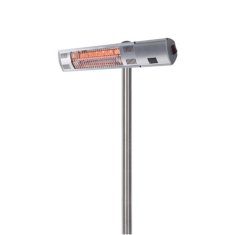 shumee SUNRED | Radiator | RD-SILVER-2000S, Ultra stoječi | Infrardeči | 2000 W | Število stopenj moči | Primerno za prostore do 1000 m² | Srebrna | IP54
