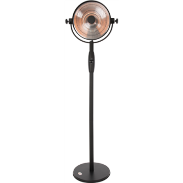 shumee SUNRED | Radiator | RSS16, Retro Svetel stoječi | Infrardeči | 2100 W | Število stopenj moči | Primerno za prostore do 1000 m² | Črna | IP54