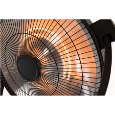 shumee SUNRED | Radiator | RSS16, Retro Svetel stoječi | Infrardeči | 2100 W | Število stopenj moči | Primerno za prostore do 1000 m² | Črna | IP54