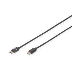 shumee Digitus | USB-C kabel | Moški | 24-pinski USB-C | Moški | Črn | 24-pinski USB-C | 1 m