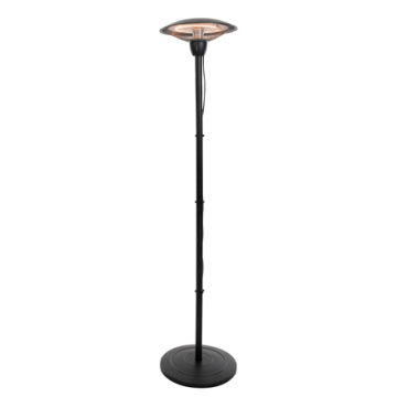 shumee SUNRED | Radiator | BAR-1500S, Barcelona Svetel stoječi | Infrardeči | 1500 W | Število stopenj moči | Primerno za prostore do 1000 m² | Črna | IP44