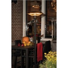 shumee SUNRED | Radiator | BAR-1500S, Barcelona Svetel stoječi | Infrardeči | 1500 W | Število stopenj moči | Primerno za prostore do 1000 m² | Črna | IP44