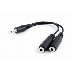 shumee Cablexpert | Avdio razdelilnik | Ženski | Mini stereo 3,5 mm | Mini stereo 3,5 mm | Črna