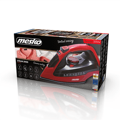 shumee Mesko | Likalnik | MS 5031 | Parni likalnik | 2400 W | Neprekinjen izpust pare 40 g/min | Izpust pare 70 g/min | Rdeča/črna